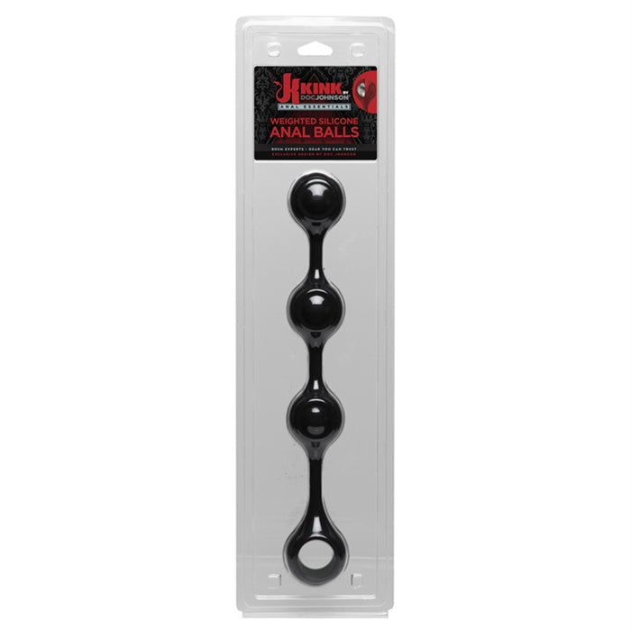 Kink Anal Essentiels Weighted Silicone Anal Balls - Boutique Toi Et Moi