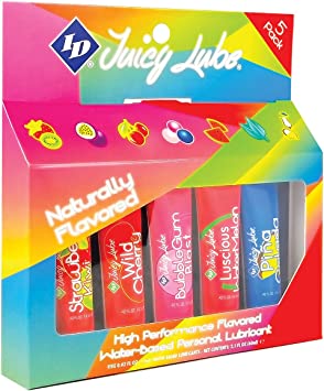 ID Juicy Lube - 5 Flavors Assortment - Boutique Toi Et Moi