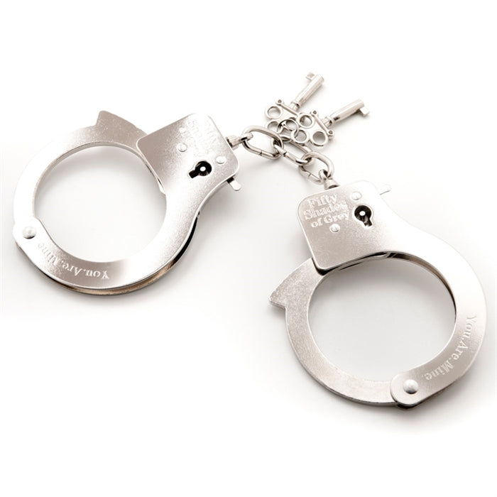 You Are Mine Metal Handcuffs - Boutique Toi Et Moi